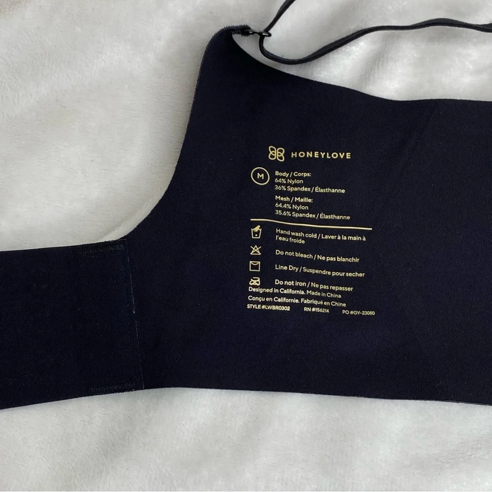 HoneyLove Black CrossOver Bra